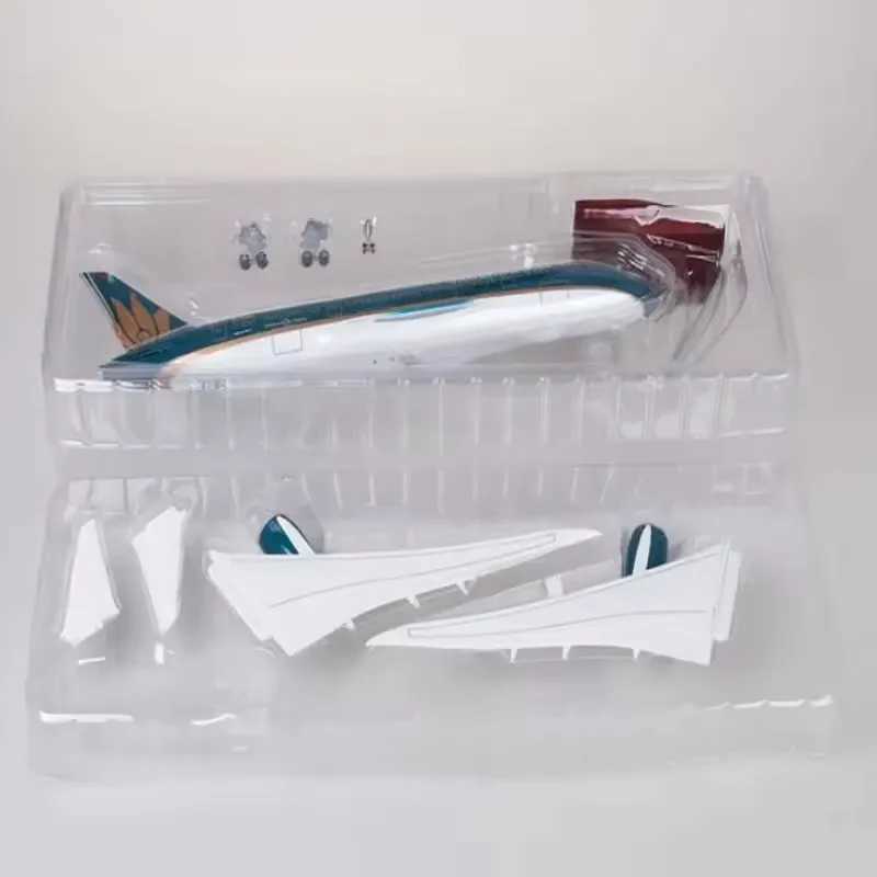 New 1/130 47cm Aviation 787 B787 Dreamliner Aircraft Vietnam Airlines Model Diecast Plane Airliner Display W Standable Airplane X250114