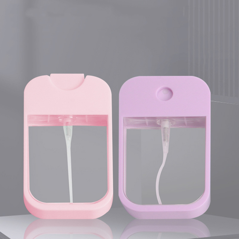 45ml Plastic Card Shape Spray Bottle Multi-Color Hand Sanitizer Perfume Oral Mist Sprayer