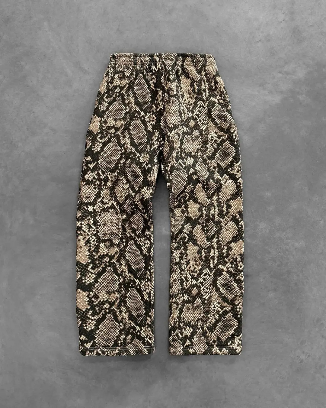 Harajuku Y2K Tracksuit Men Hip Hop Oversized Hoodies 2 Piece Set Retro Snake Pattern Sweatshirts Clothes for Streetwear y250110