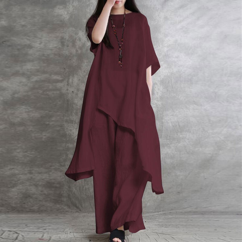 designer tracksuit women designer clothing 2024 plus size spot korean version women's cotton and linen 2piece set casual wear sportswear d3a