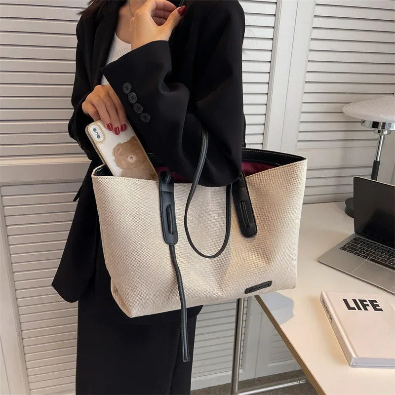 Canvas Women Shoulder Bags Winter Shopper Travel Shopping bags Travel large capacity female Handbag bolsa Big bolsas 250102