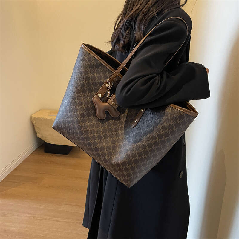 Large Capacity Bag Handbag Shopping Bags Single Shoulder Commuting Bag Tote Bag Handbags High Quality PU Leather Shoulder Strap