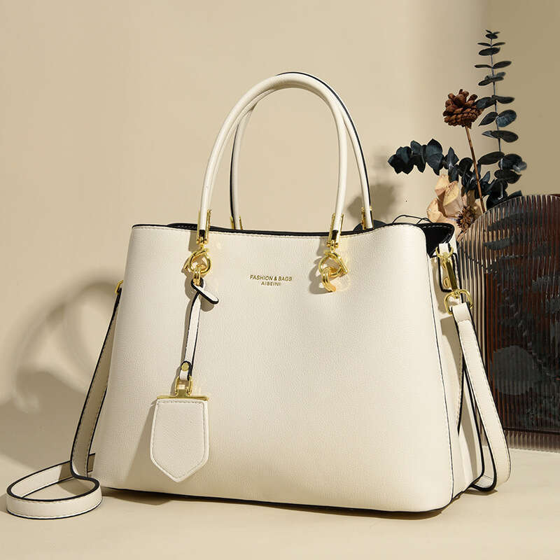 Women's Bags handbag Autumn Women's Fashionable Simple Handbag with Premium Sense, Large Capacity Tote Bag, Work Commuter Shoulder Bag