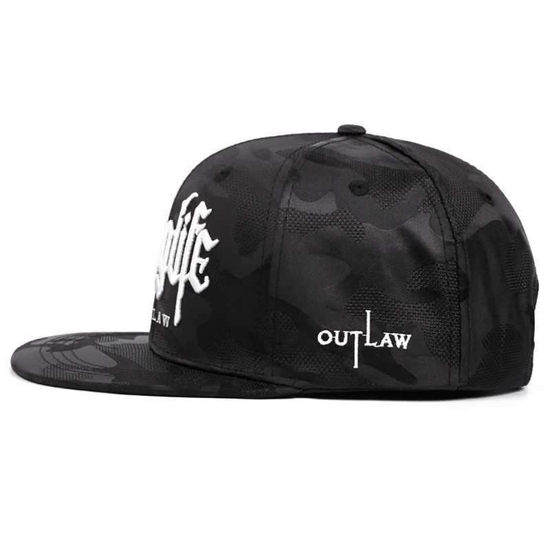 Hip Hop Snback Hat Mens Letter Embroidered Baseball C Mens Outdoor Sports Truck Hat Black Camouflage Golf C Men W250113