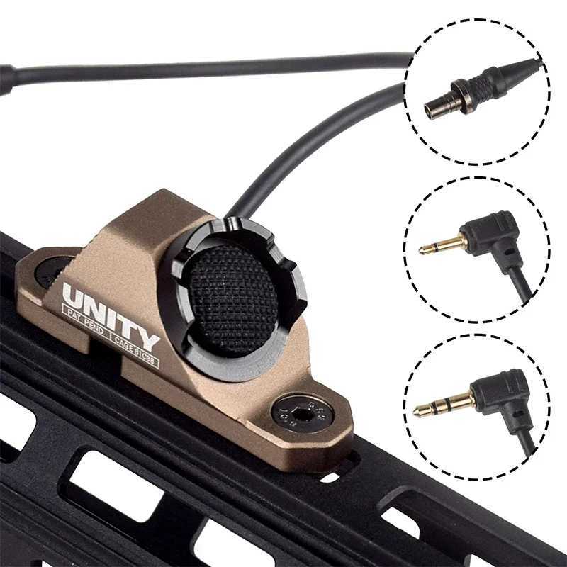 Tactical Unity Mount Remote Dual Pressure Switch ModButton Airsoft MLOK Hot Button M-LOK 20mm Cover M300 M600 SF PLUGXJ241217