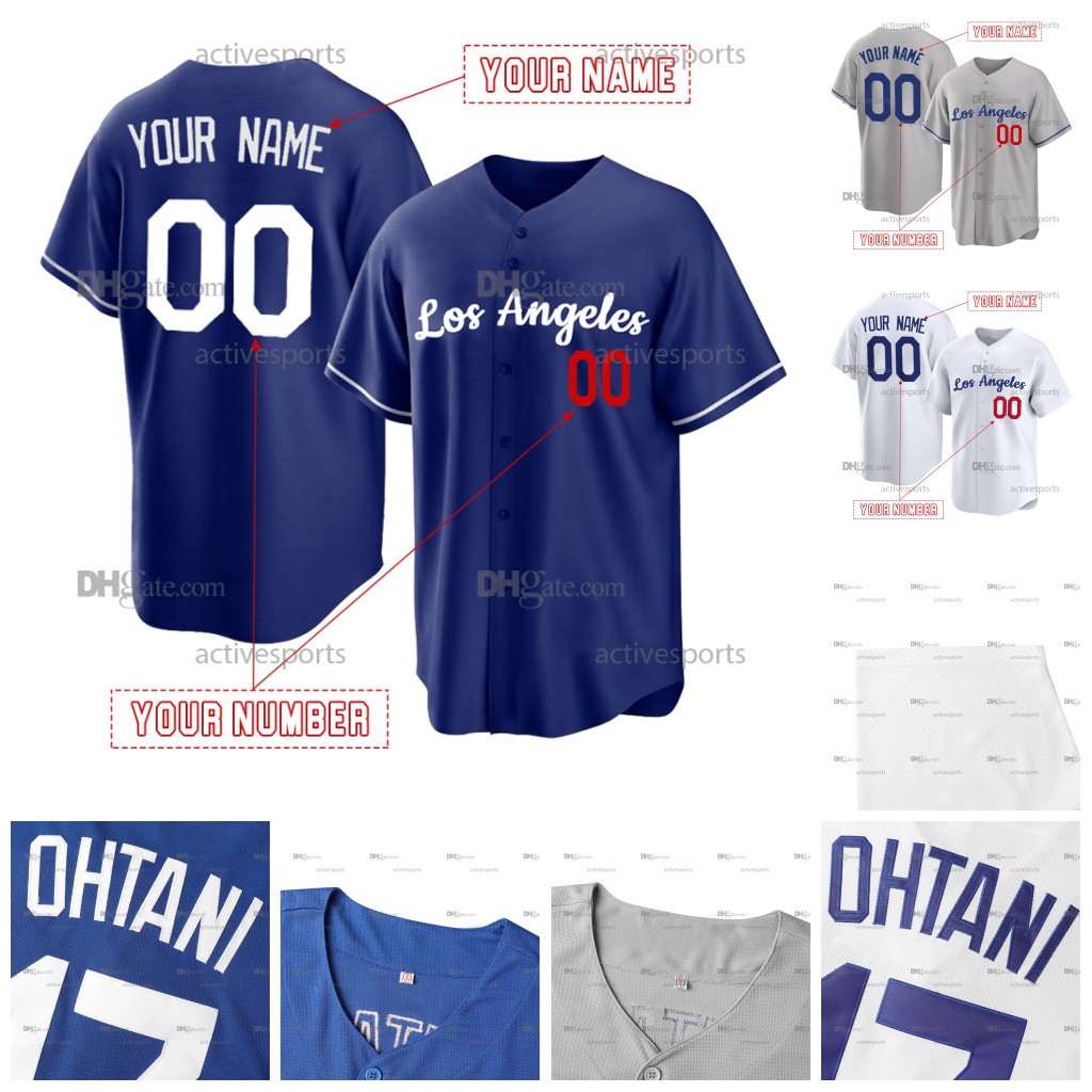 Custom 17 Ohtani 2024 Season Baseball Jersey Betts Freeman Muncy Stitched Number Name Mens Womens Youth