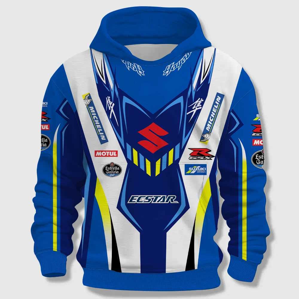 Men's Hoodies Sweatshirts MOTO GP Outdoor Motorcycle Extreme Sports Fast Drying Bicycle Wear and Pull Hot Selling Mens Hoodie 2024 New Large Top z0114