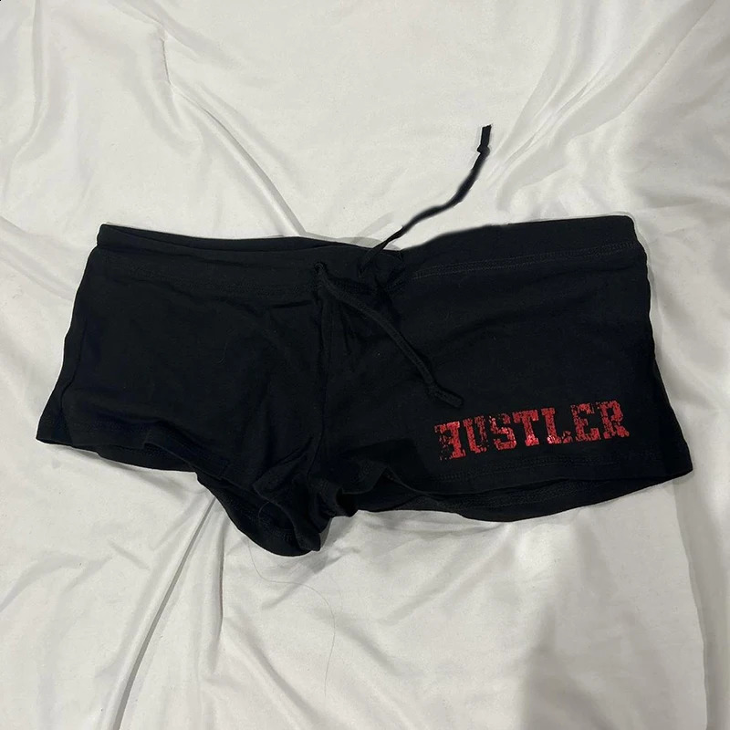 Harajuku Letter Print High street Casual Y2K Shorts Punk Fashion Pants Hiphop Vintage Grunge Goth Streetwear Sexy Half pants EMO 250107