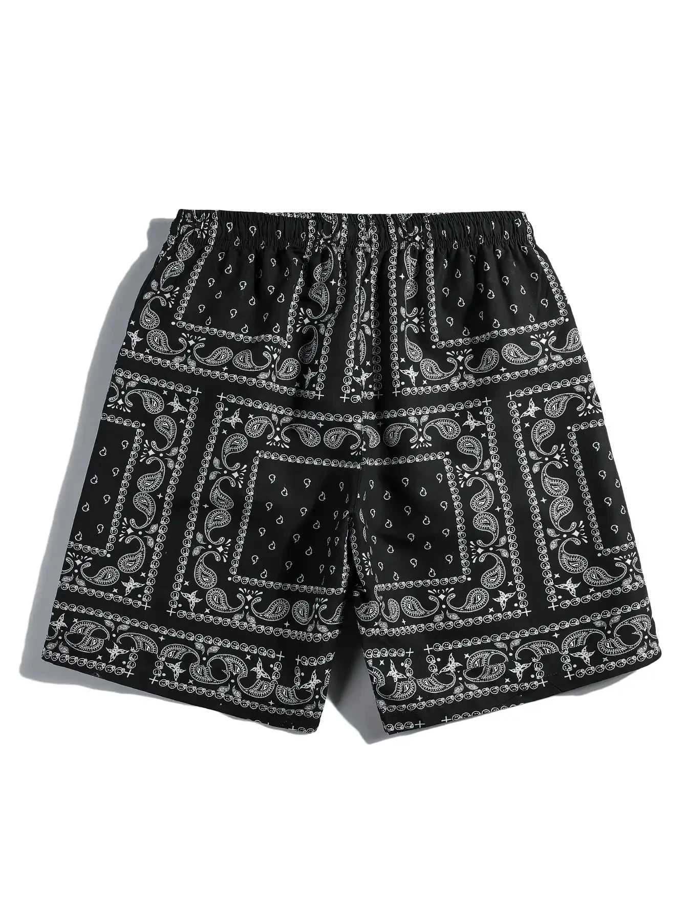 Mens Cashmere Printed Sports Shorts Casual Fashion Street Trend High Quality Beach Wear Summer Sports Shorts NoveltyXJ250114