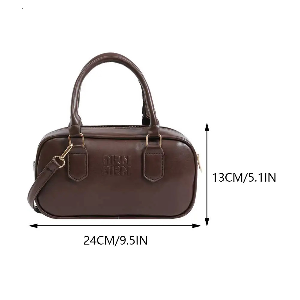 Vintage Handbags for Women PU Leather Shoulder Bag Versatile Cross Body Bag Chic Top Handle Shopper Womens Bags 250113