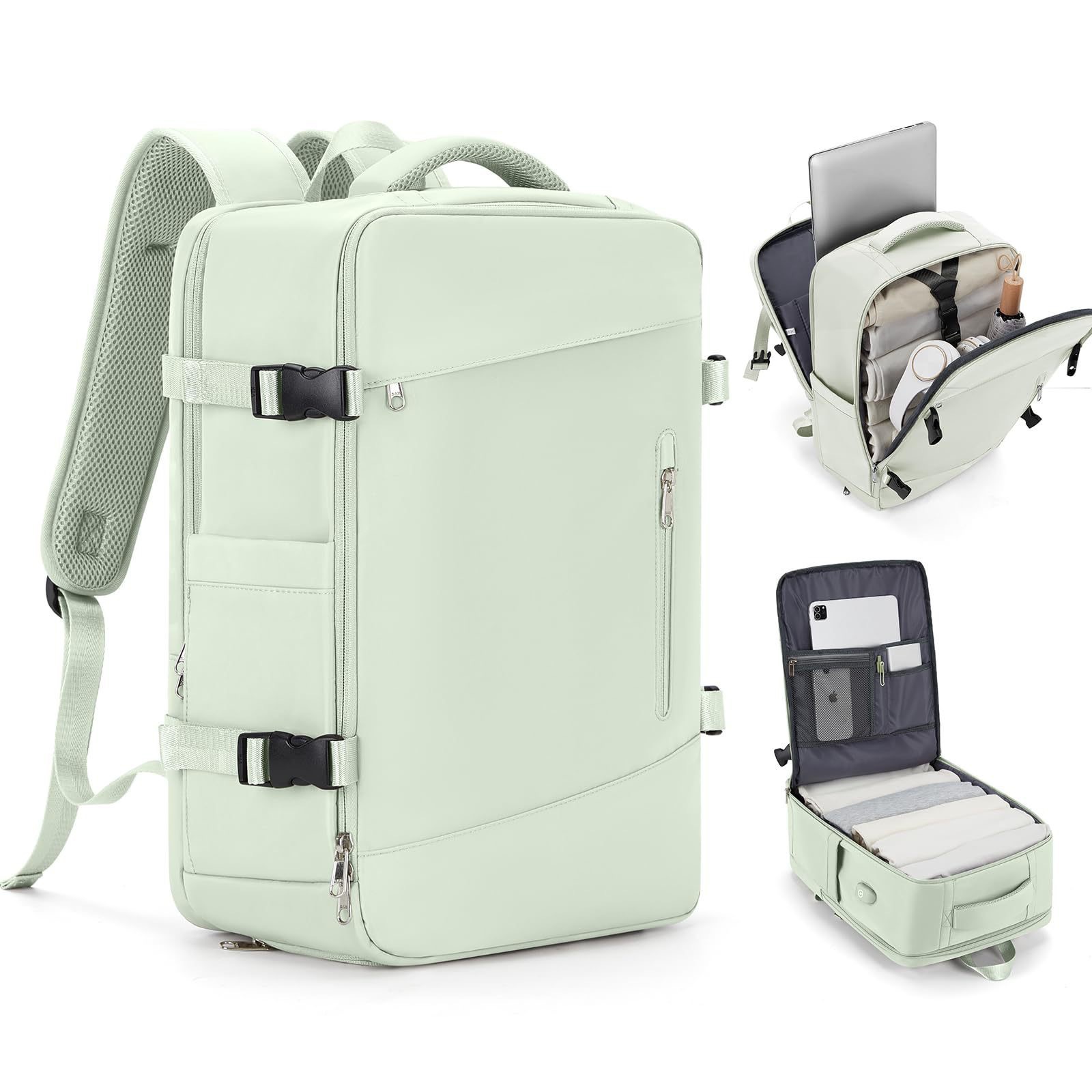 Likros Travel Backpack Cabin Bag Ryanair Flight Portable Expandable Anti theft New Laptop 240913