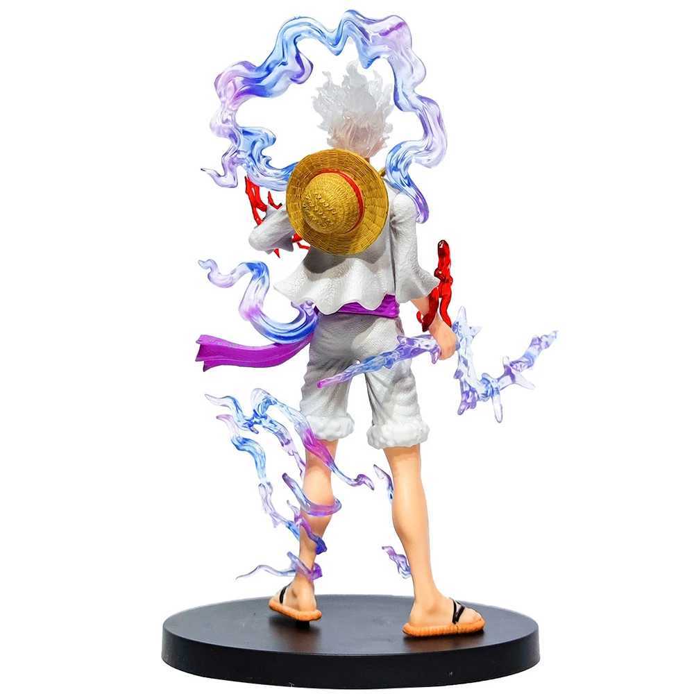 21CM Anime One Piece Luffy GEAR 5 Figurine Nika Sun God Action Figures Collectible Model Doll Toys Children Gift Free shipping