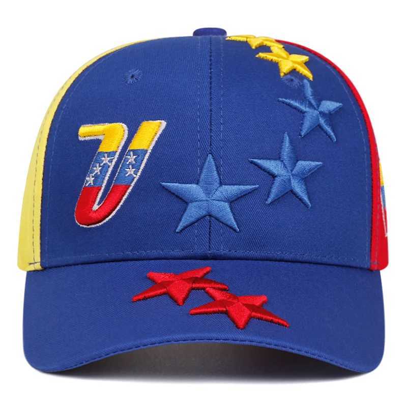 Venezuelan Flag Embroidery Baseball C High Quality 5-star Outdoor Hat Female Male CS W250113