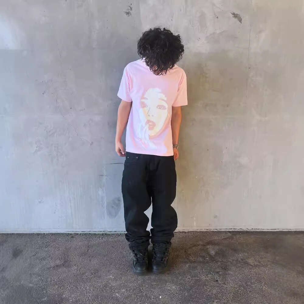 Personalized design, portrait printing, 3D three-dimensional patterns, multiple colors, summer casual loose fitting men's and women's tops