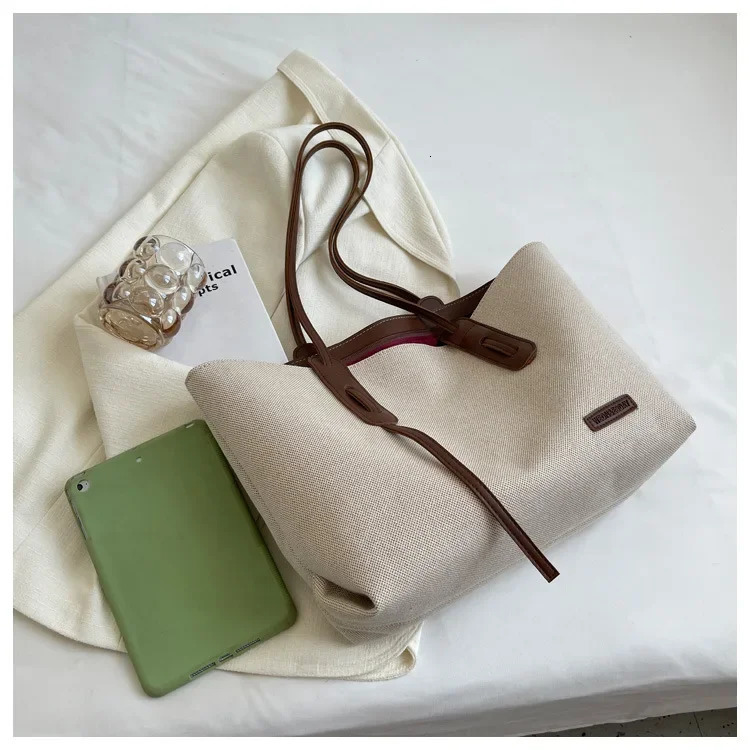 Canvas Women Shoulder Bags Winter Shopper Travel Shopping bags Travel large capacity female Handbag bolsa Big bolsas 250102