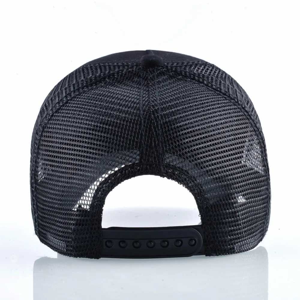 K Snap Trucker Mens Breathab Mesh Baseball s For Women Outdoor Casual Baseball Hat With Wolf broidery Patch W250114