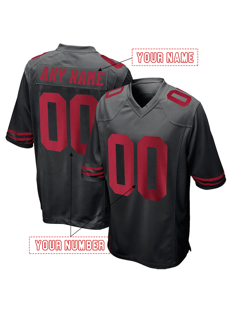 16 Montana Custom Football Jersey Rice McCaffrey Mason Mordecai Bosa Jerseys Mens Womens Youth
