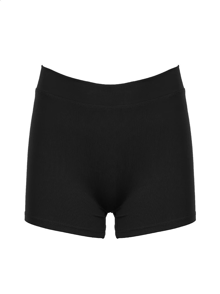 Ruched Back High Waisted Skinny Booty Shorts Sexy Baddie Outfits 250107