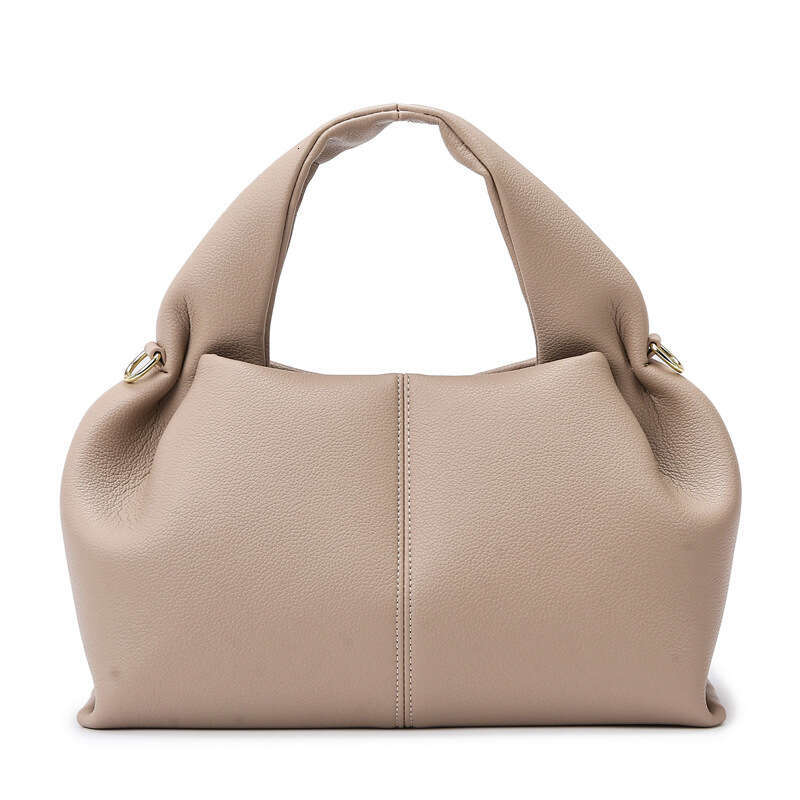 Women's Bags handbag Cloud autumn winter fashionable soft leather handbag, simple and versatile commuting bag, women's high-end sense, large