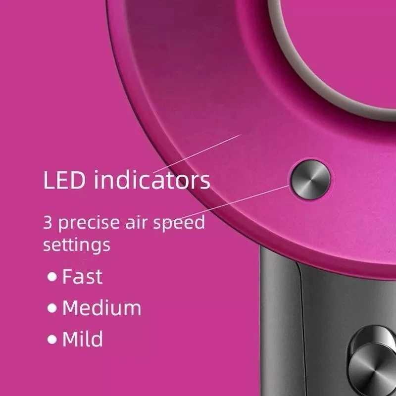 1.8m Professional Leafless Negative Hair Care Quick Home Powerful Hairdryer Constant 200Million Anion Blow Dryer W250114