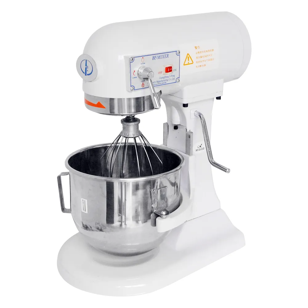 5LStand Mixer With Hook Processador Electric Egg Beater Stainless Steel Dough Cake Cream Food Chef Machine Commercial Baking220V