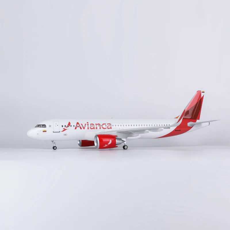1 150 Scale Airplane Diecast Resin Aircraft Avianca Boeing B787/A320 Neo Airline Plane Model Collection Display Gifts Fans Toys X250114