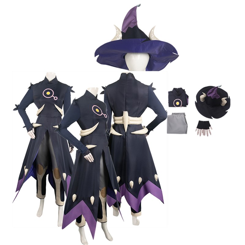 The Owl Cosplay House Luz Noceda Costume Anime Witch Fantasy Women Coat Pants Hat Outfits Halloween Carnival Party Roleplay Suit