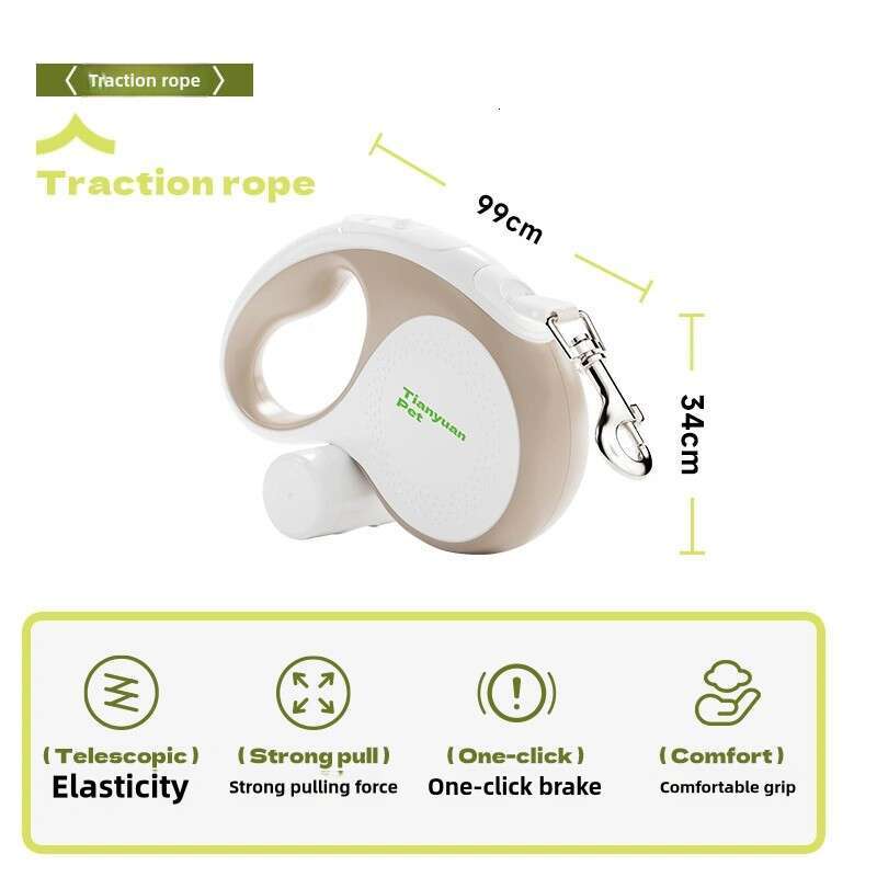 DHpet Pet Traction Rope Automatic Retractable Dog Walking Rope Dog Chain Retractable Pet Supplies Cat Dog Traction Belt