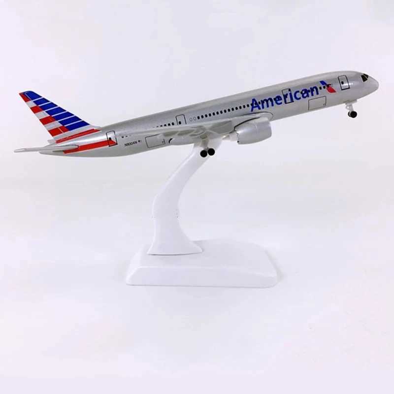 20CM Airplanes Boeing B747 B787 Airbus A350 A320 Airlines Plane Models Aircraft Toys With Landing Gear Kids Gifts Collection X250114