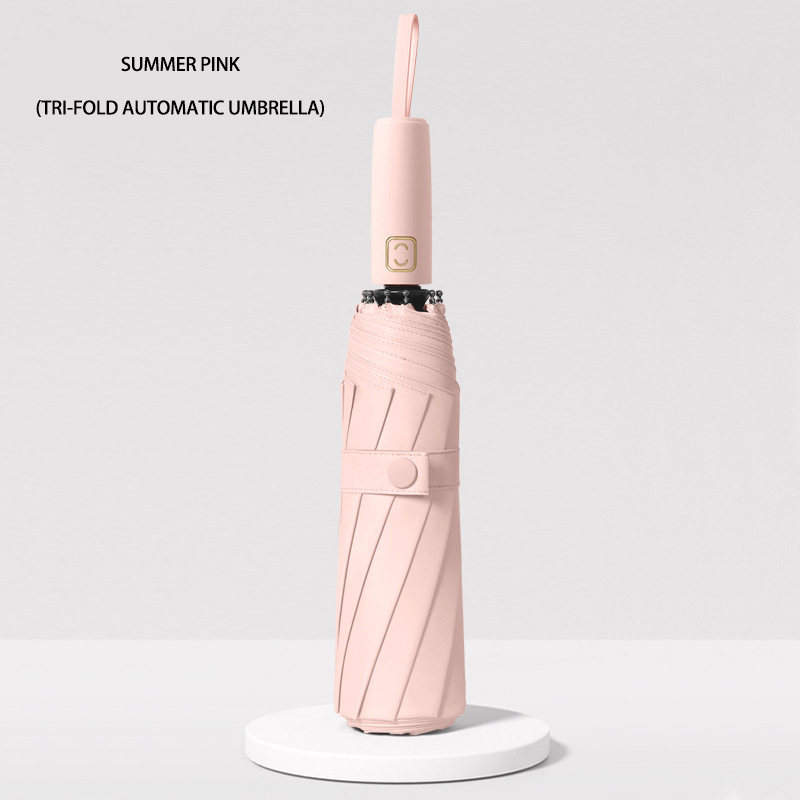 Dual-Use Automatic Umbrella with UV Blocking and Rainproof Design - Ideal for Corporate Gifts & Promotions