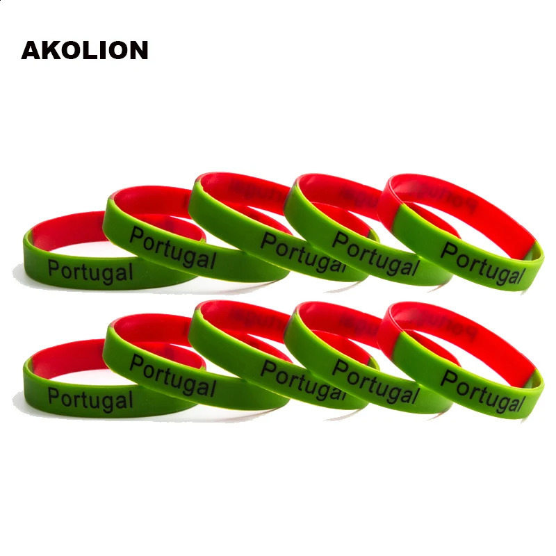 10pcs a Lot Syria Flag Silicone Rubber Bracelets Sports Wrist Band Bangle for Women Men 10pcs FB-0003 250107