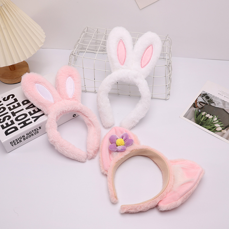 Adorable Rabbit and Fox Ears Plush Hair Accessories for Teenage Girls - Ideal for Photography