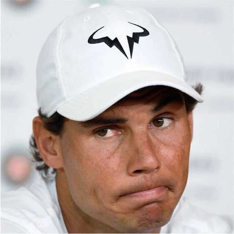 High quality brother Rafael Nadal baseball hip-hop summer cotton tennis player dad hat outdoor curve sports hat W250114