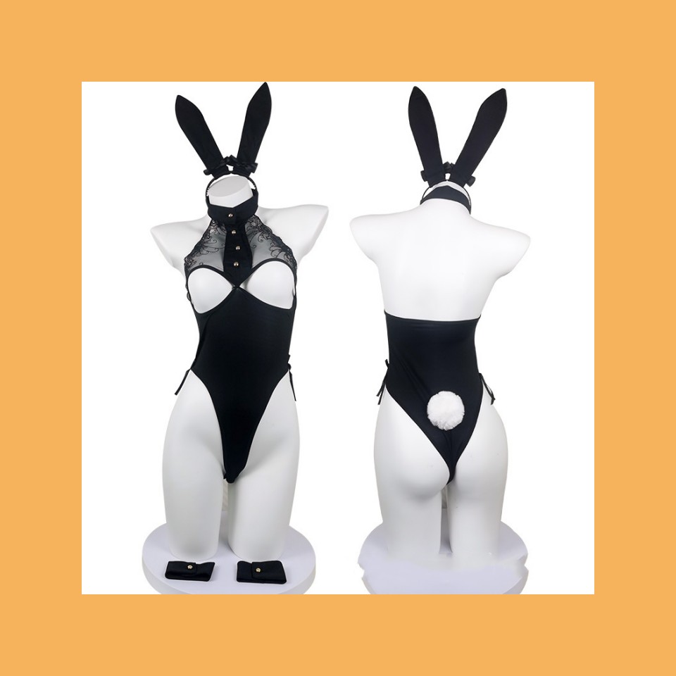 Women's Sleepwear Sexy Lingerie Bunny Girl Uniform Set