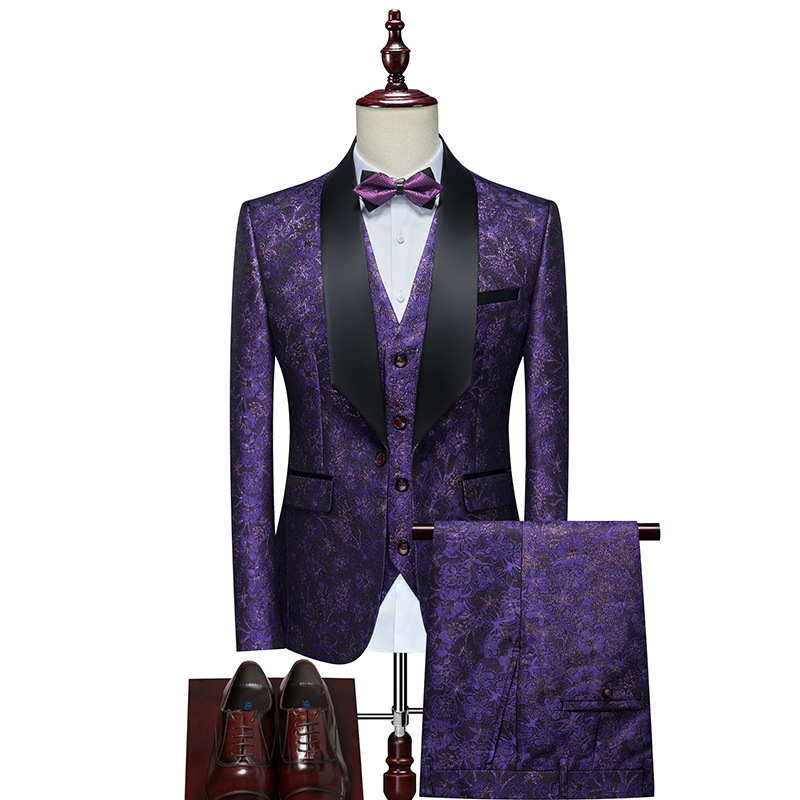 K767 Middle-Aged Men's Casual Suit Jacket - Autumn Single-Breasted High-End Fashion