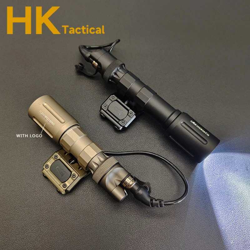 Tactical Flashlight LED1000LM Tactical High Power Weapon Scout Light Mod Button Pressure Switch Fit 20MM Rail with OriginalXJ241217