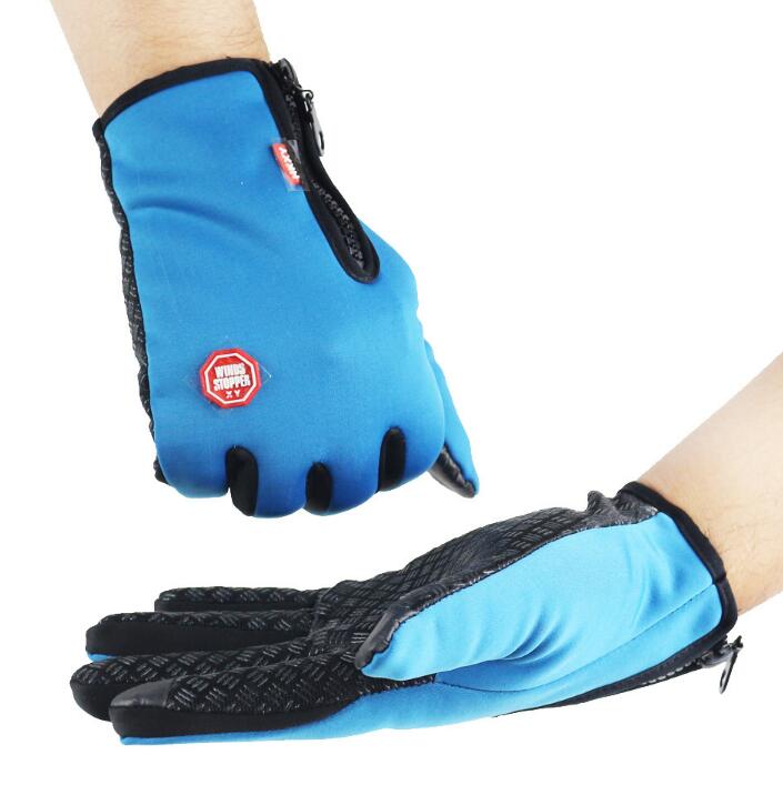 kind of Touch screen glove cold proof men women Sports Gloves fleece thickened Winter outdoor riding warm waterproof Training Mysterybox 's store