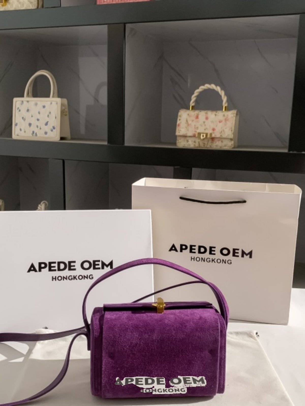 Small Cute Purple Ladies Purses And Handbags Women Party Luxury Shoulder Travel Bag Vintage Design Clutch Crossbody Fashion New