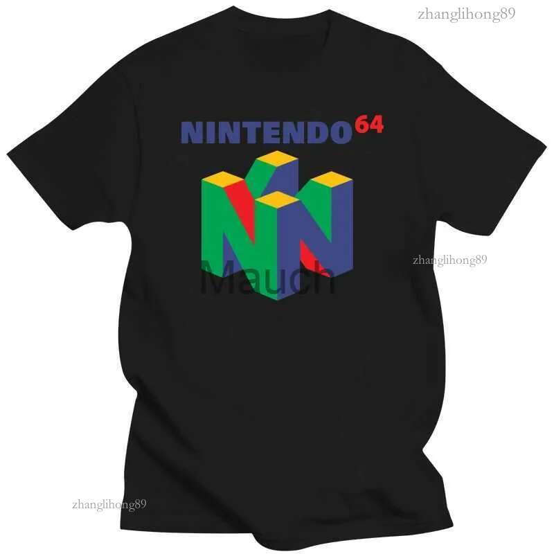 Men's T-Shirts Nintendo N64 Apparel TShirt L Bla Casual Plus Size TShirts Hip Hop Style Tops Tee S2Xl Fashion T Shirt Brand J230625