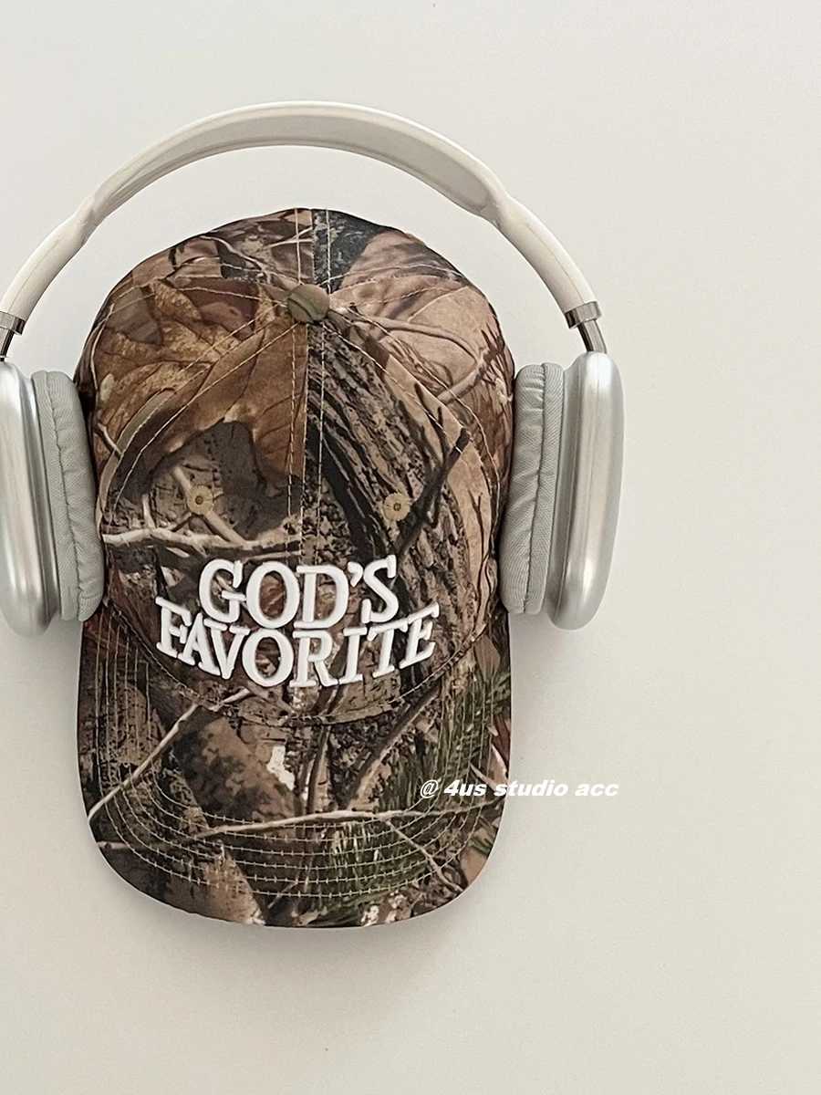 Street Tide Brand 3D Embroidery Camouflage Baseball C Womens Face Ono Pea C W250113