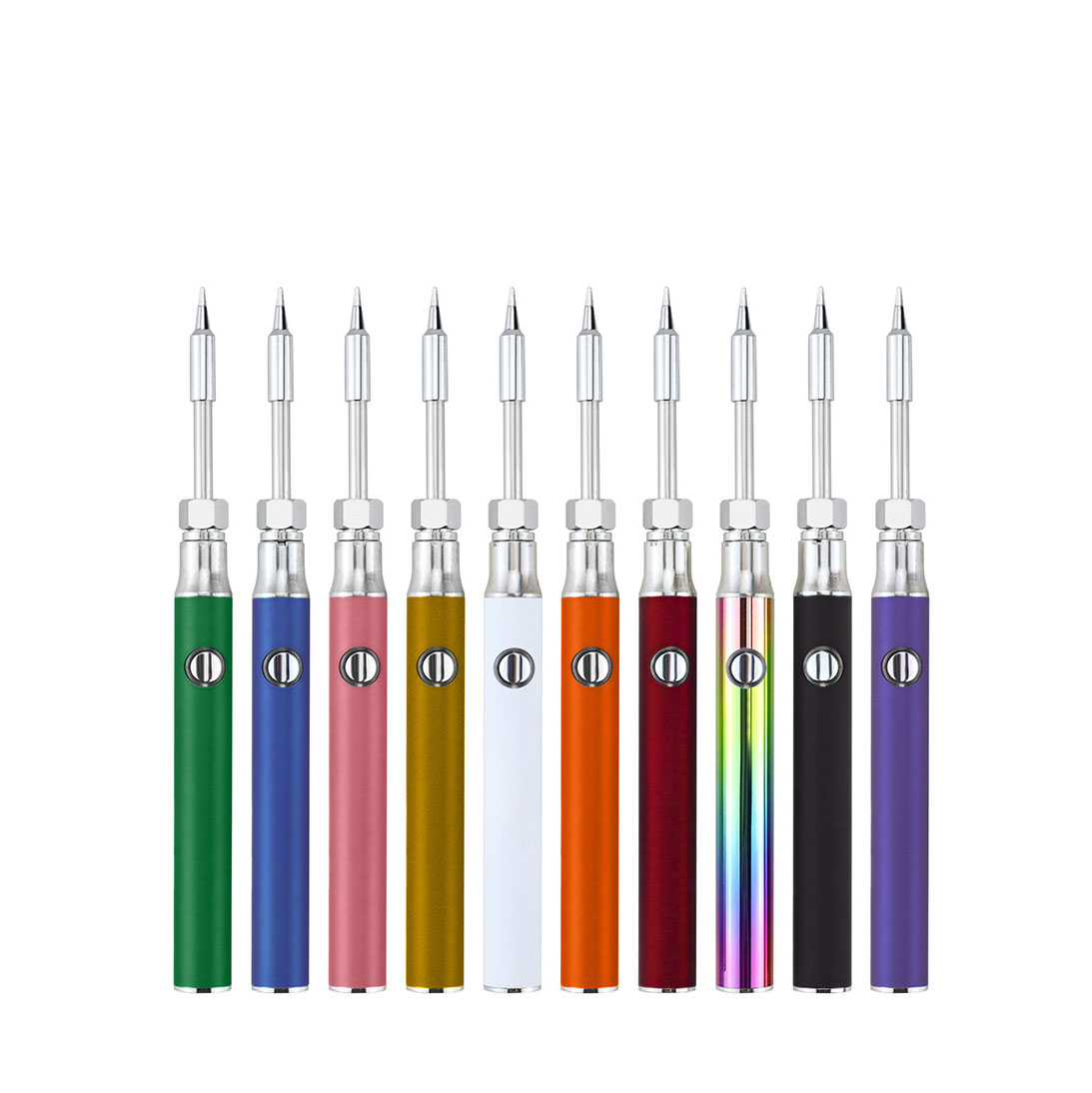 wholesale 350mAh 510 threaded interface Battery Cart Pen Adjustable Voltage Smart Power Pen, Mini Soldering Iron Kit With USB Charger