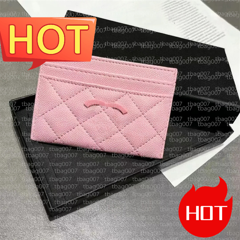 Women Luxury CardHolder Ava Designer Wallet Id Card Coin Purses Cowhide Leather Fashion Key Pouch Mens Card Holders Zippy Purses Chain Money Wallets Keychain 30