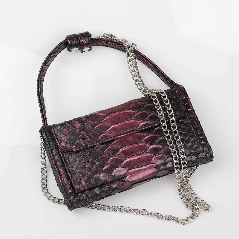 XMESSUN New Fashion Designer Handbag Emed Snake Leather Portable Small Clutch Lady Hand Bag Purse