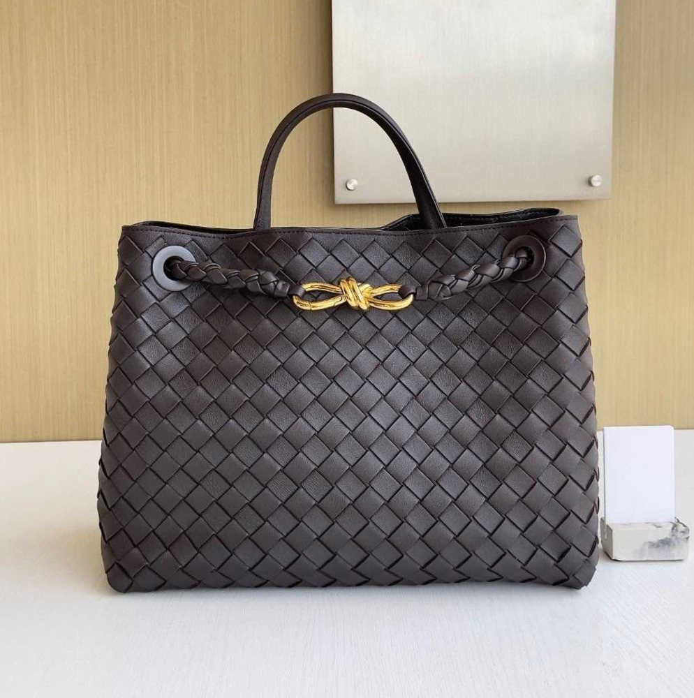 Andiamo Original Leather 2025 Woven Womens Portable Single Shoulder Crossbody Tote Bag 99