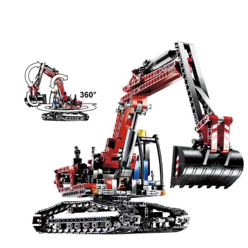 Free shipping 760pcs High Tech Excavator Building Compatible With 8294 20025 90022 Bricks Model Toys Builidng Blocks For Children Gift