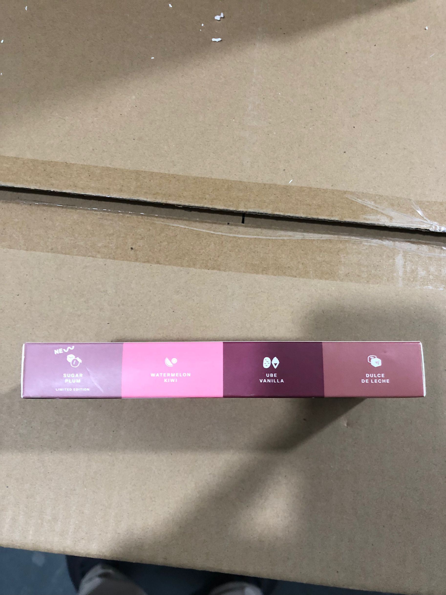 4pcs Mini Lil Softies Tower 28 Beauty Tinted Lip Balm Sugar Plum Deep Moisturizing Smoothing Lip Lines Daily Lip Care 4*5g