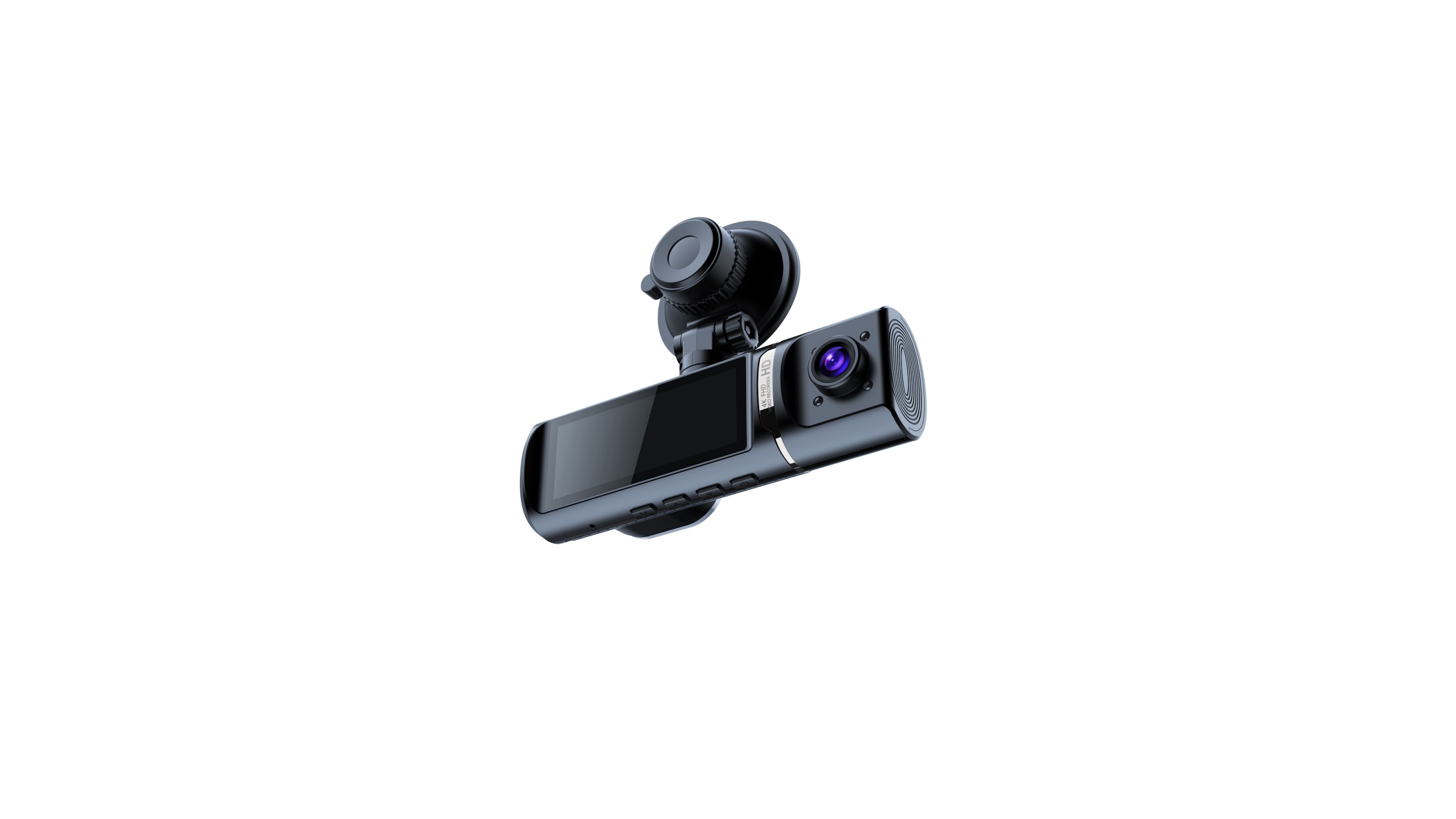 3 Lens Dash Camera Car DVR Cameras Mini Hidden Video Recorder Front and Rear View Vehicle Cabin Dash Cam Recording 4K WIFI D55
