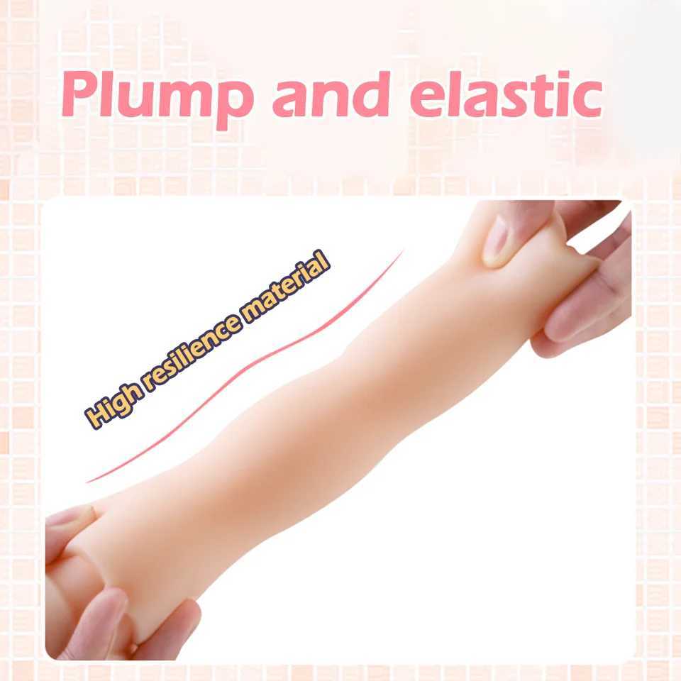 Male Masturbation Cup Real Rubber Vaginal Sex Toy Deep Throat Prostate Massager Sex Adult Sex ToyW250408