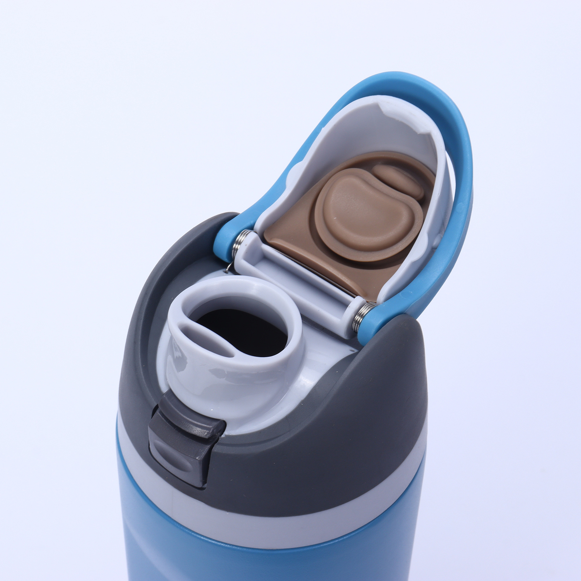 16 oz 19 oz 24 oz 32 oz Insulated Stainless Steel Water Bottle Handheld Fruit Cup With Straw Thermos Cup Vacuum Flasks Car Water Bottle For Sports Tra