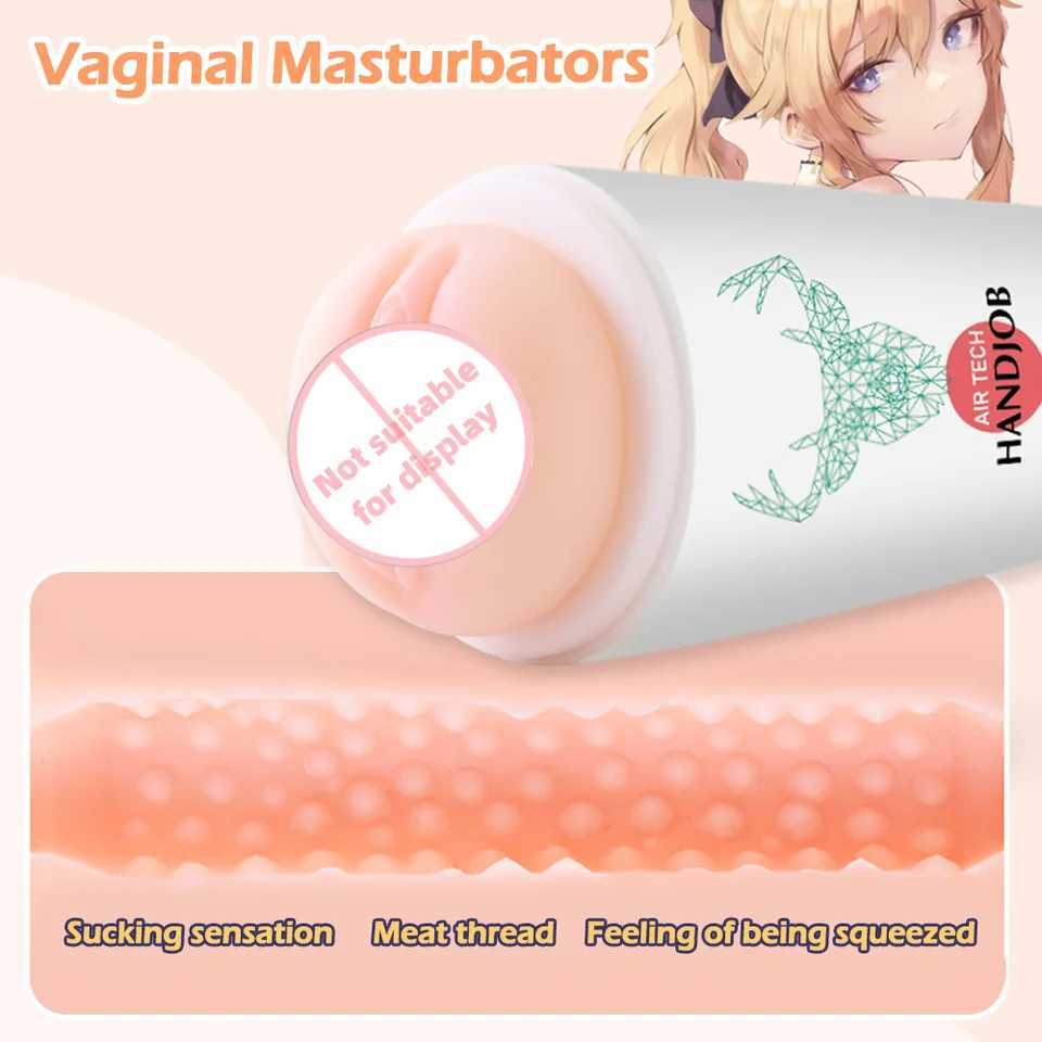 Male Masturbation Cup Real Rubber Vaginal Sex Toy Deep Throat Prostate Massager Sex Adult Sex ToyW250408